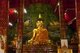 Thailand: Main Buddha image within the viharn at Wat Phuak Hong, Chiang Mai