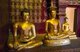 Thailand: Buddha figures inside the wooden viharn, Wat Prasat, Chiang Mai